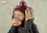 Toilet Paper Holder Antique Polyresin Statue Figurine Decorative Resin Monkey