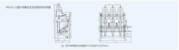 AC High Voltage Transformer Load Break High Precise 12KV Indoor FKN12