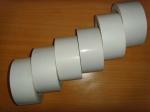 Hot melt white coloured self adhesive double sided tape for sealing plastic,