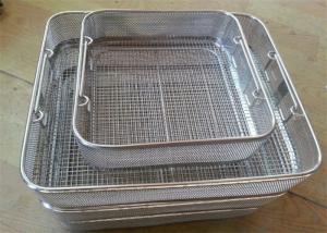 Buy cheap Anti Corrosion Rectangular Wire Mesh Basket Stainless Steel Medical Containers product