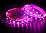 5050 LED Strip Lights Pink Color 25000K , 12 / 24 Volts Led Light Strips 12mm