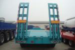 50 Tons low loader 3 axle drop deck Low Bed Trailer for vessels , boats ,