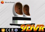Movie Power 1 / 2 / 3 Seats 9D Vr Simulator Cinema Egg Shape For Shopping Mall