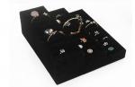 Wedding Ring Jewelry Storage Trays Tarnish Free Materials Showcase Ice Velvet