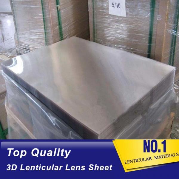 3D factory supply100 lpi lens sheet 0.35mm PET film materials lenticular plastic sheets lenticular sheets for sale