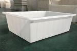 Heavy Duty Rotomolded Rectangular Tuff Poly Tapered Tubs On Trolleys For