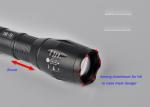 XML T6 High Lumen Tactical Flashlight With Adjustable Focus 5 Light Modes