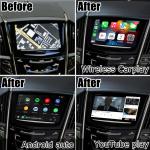 Wireless carplay Android auto navigation box video interface for Cadillac ATS
