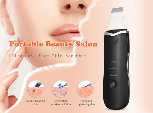 Lightweight Ultrasonic Facial Cleaner Professional Beauty Facial Cleaning Scrubber