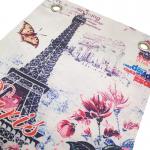 Eiffel Tower Romantic Digital Printed Patches Art Work 23*17CM Size For Clothing