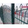 Buy cheap 868 Decorative Double Wire Mesh Fencing, 1.8m high, 65X200mm aperture, Ball Top from wholesalers