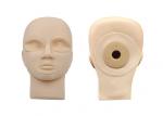 Rubber Practice Mannequin Head With Demountable Eyes / Mouth For Beginner