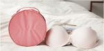 Durable Pink Travel Undergarments Pouch / Underwear Travel Case Round Design