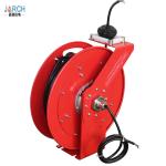 2 Conductors Retractable Hose Reel Incandescent Light Cord 35 Ft Length With CE