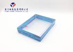 Rectangle Shape Clear PET Plastic Box Pack Body Lution Set 21.5X5.2X16.8cm