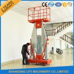 Mobile Aerial Working Electric Lift Ladder Renting Scaffolding with 4 Wheels