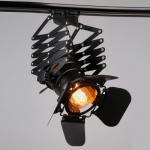 Probe Industrial Flush Mount Ceiling Light Black Track Spotlights For Clothes