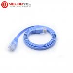 Colourful RJ45 Network Patch Cord MT 5004 , Cat6 Flat LAN Patch Cord With Boot