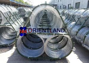 Buy cheap Triple Standard Concertina Wire Fence 75m Military Concertina Coil Fencing product