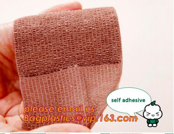 Sport Medical Plaster Bandage,Elastic Knee Brace Fastener Support Guard Gym Sports Bandage,latex free cohesive bandage s