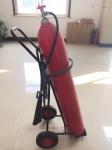 10 kg Wheeled Co2 Fire Extinguisher With Alloy Steel Cylinder / Brass Valve