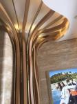 rose gold mirror stainless steel C channel for ceiling metal profile and wall