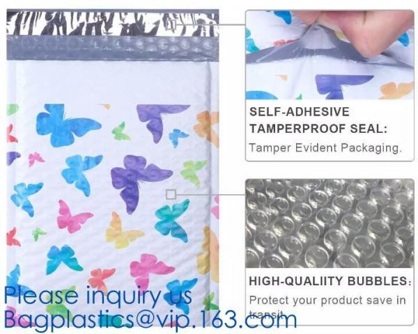 100% Biodegradable compostable plastic express courier custom eco bio mailers mailing bag with die cut handles bagease