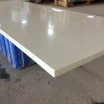 White Quartz Countertops Colors For Kitchens Cracks Resistant 3200*1800mm Size