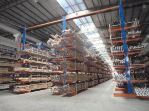 Buy cheap Vertical double side cantilever racking system for long tubes and pipes stock product