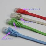 Network RJ45 8P8C Stranded Flat Patch Cord Copper Computer Wires Cat6 RJ45 Patch