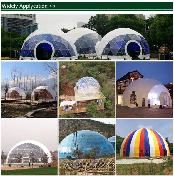 Luxury dome marriage tent with decoration , dia 30m white large wedding marquee tent for sale