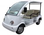 Mini Electric Four Person Golf Cart , Electric Tourist Car For Park City Walking