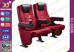 Rocker Back luxury Movie Theatre Auditorium Chair With Tablet Arms