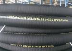 Flexible Fabric Reinforced Suction Hose , Corrugated Rubber Hose For Delivering