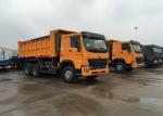 Euro 2 Standard 10 Wheels Tipper Dump Truck 30 - 40 Tons For Loading Sand /