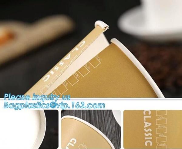 Biodegradable Compostable Custom Printed Disposable Paper Cup Coffee Cups Disposable Paper Cup,biodegradable ripple pape