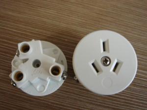 Buy cheap Australia Round Electric Power Sockets , Grounding 3 Prong Power Wall Outlet product