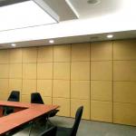Commercial Folding Door Movable Sound Proof Office Partition Walls Melamine