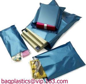 100% Biodegradable compostable plastic express courier custom eco bio mailers mailing bag with die cut handles bagease