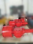 Single & Double Acting Hydraulic Rotary Actuator , Red Electric Hydraulic