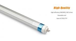 Buy cheap Plastic T5 4ft LED Tube 24 Watt Direct Wire Double Ended Power 3600 Lumens Frosted Lens product