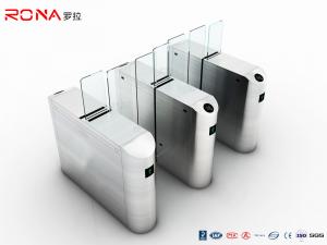 Buy cheap Electronic Security Sliding Turnstile Gate Full Height SUS304 Material RFID Card Reader product