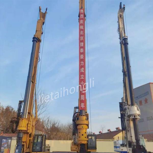 Rotary Drilling Rig Continuous Flight Auger Od280mm Length 10m Flight Thickness 25mm