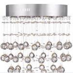 Drop Crystal Ceiling Long Chandelier for Indoor home Lighting Fixtures (WH-CA-01