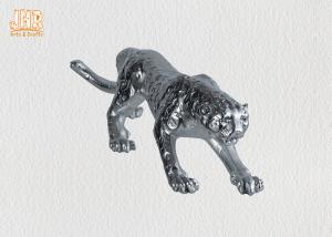 Buy cheap Polyresin Animal Figurines Glass Tiger Statue product