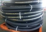 Flexible Fabric Reinforced Suction Hose , Corrugated Rubber Hose For Delivering