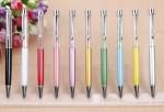 Gift promotion Twist Metal pen,unique Metal crystal ballpoint pen for lady gift