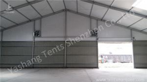 Buy cheap Durable Custom Big Industrial Storage Tents With Corrugated Sheet Wall product