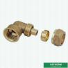 Buy cheap Female Threaded Elbow Pex Brass Fittings Brass Color Customized Logo Screw from wholesalers