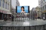 Electronic Outdoor Led Advertising Billboard P10 1R1G1B Aluminum or Iron